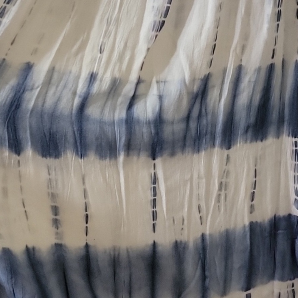 Denim color tie-dye off the Shoulder Dress
Size M maxi dress lightweight cotton - Picture 3 of 4